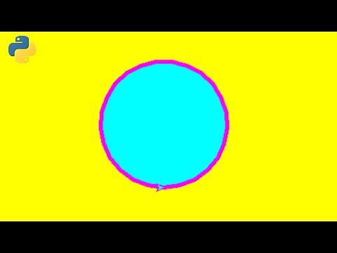 Python Turtle - Circle Tutorial