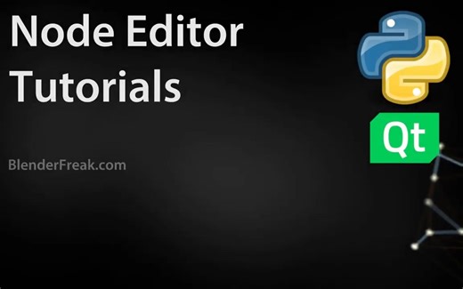 Node Editor In Python Tutorial Series - PyQt制作节点编辑器教程