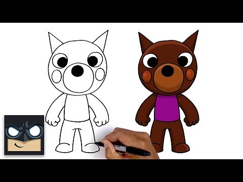 How To Draw Doggy | Roblox Piggy