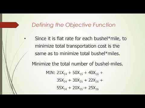 Transportation Problem: A Linear Programming Example