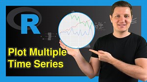 R Draw Multiple Time Series in Same Plot (Example) | Base R & ggplot2