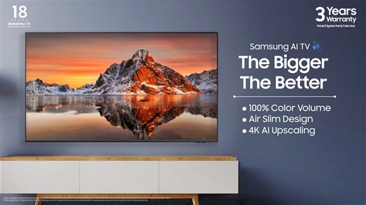 806 reactions · 18 shares | Ready to step into the bigger picture? Cause, the bigger the better. Experience every detail in spectacular clarity with the Global No.1 Samsung Television. Visit your nearest authorized Samsung outlet to make a purchase. | Samsung | Facebook