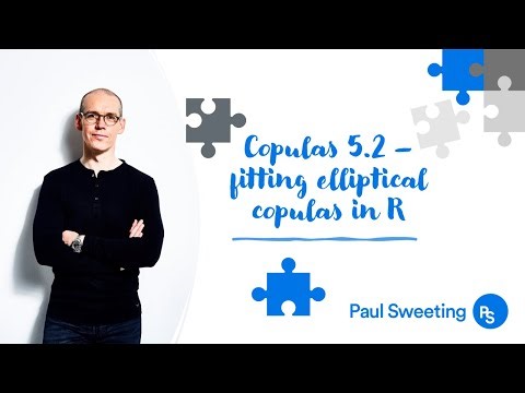 Copulas 5.2 - using R to fit elliptical copulas