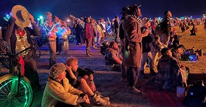 Burning Man attendees start to leave