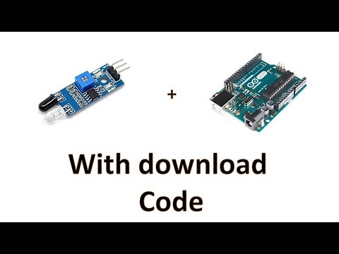 How to control IR sensor using arduino with(download code)