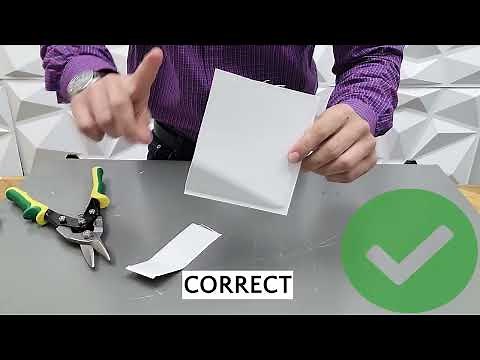 IVORI Home 3D Wall Panel Cutting Guide