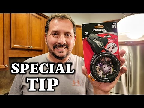 Master Lock 8418D Python Cable Lock with Key, 1 Pack , 6' x 5/16" , Black