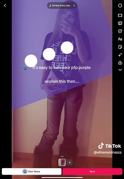 How to Create a Purple Profile Picture Tutorial