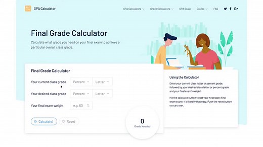 Final Grade Calculator