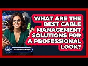 What Are The Best Cable Management Solutions For A Professional Look? - NextGen Viewing and Audio