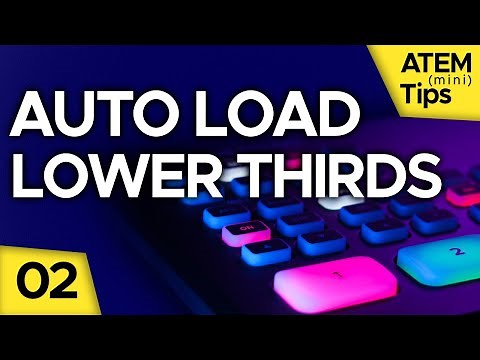 Automatically Load Graphic with Camera Angle Switch - ATEM Mini Pro, ATEM Mini Tips 02