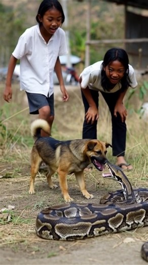 Giant Python Attacks Girl — Dog Saves Her | Viral USA Horror Shorts 2025 #USA #Shorts #HorrorShorts
