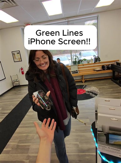 🚨iPhone Screen Green Lines!! 🔧 Are you having a tech problem? We accept mail ins! We have a Mail-In Link that’s in our bio and we’ll bring your device back to life! 🩺💊 #phonerepair #phone #Tech #phonecase #repair