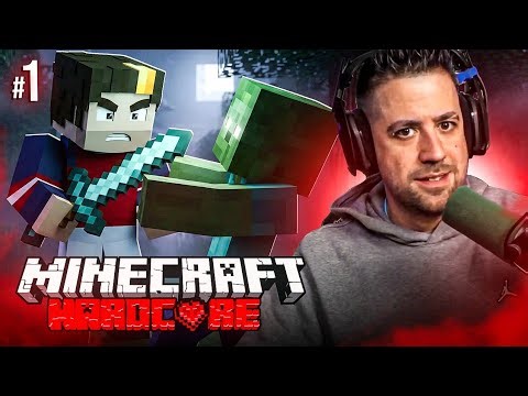 💀 MINECRAFT HARDCORE #1: ft el mejor YouTuber de la historia (yo)