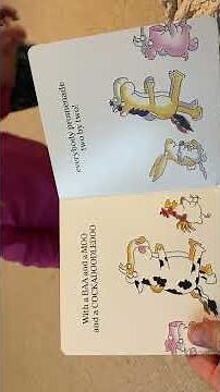 Barnyard Dance! Sandra Boynton book with the kiddos!