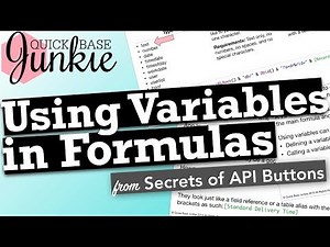 Using Variables in Formulas in Quickbase