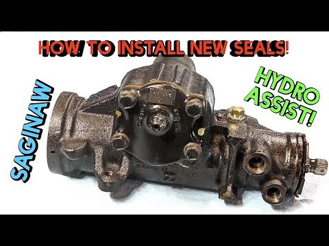 How to Rebuild a Saginaw Steering Gear Box (Detailed!) - Add Hydro Assist