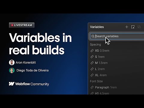 Pretty & simple: how to use Webflow variables in client builds