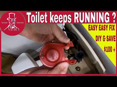 My Toilet Wont Stop Running | How to Change a Toilet Flapper