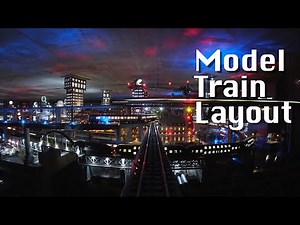 Front View｜Overcrowded Model Railroad Layout with 25 Trains Running Simultaneously｜"UNMANNED"｜4K