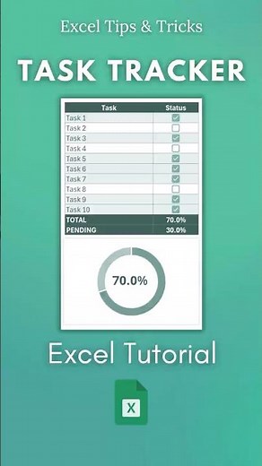 How To Create A Task Tracker In Excel (Tutorial)
