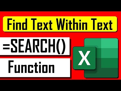 How to Use SEARCH Function in Excel