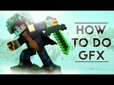 How to make Minecraft GFX | Photoshop Tutorial