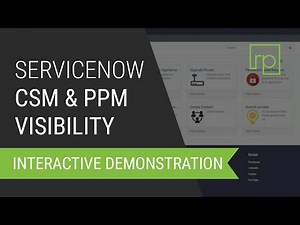 ServiceNow Customer Service and Project Management Demonstration