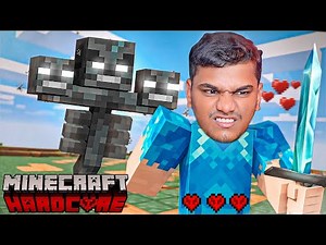 Defeating the Monster in Hardcore | Minecraft