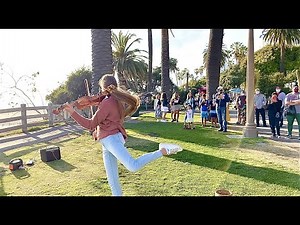 Dance Monkey - Karolina Protsenko - Street Performance - Violin Cover