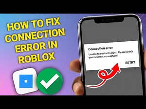 How To Fix Connection Error On Roblox - Step By Step