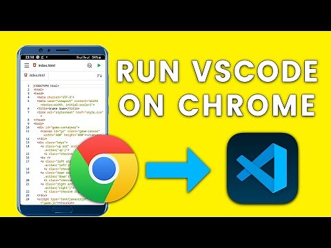 How To RUN VSCODE On Chrome | VSCODE ONLINE | VSCODE For The Web | VSCODE On Android