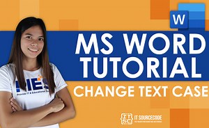 How To Change Case in Microsoft Word