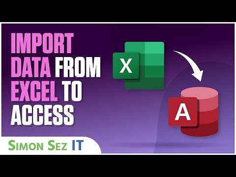 Importing Data from Excel to Microsoft Access