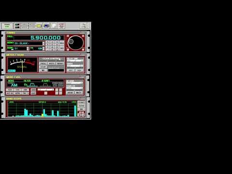 The Icom PCR 1000- Computer control Radio from the 1990's