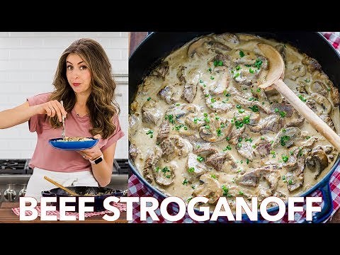 Easy Classic Beef Stroganoff Recipe - Natasha's Kitchen