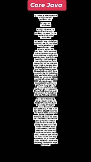 "ArrayList vs LinkedList in Java: Performance, Data Handling, and Key Differences Explained!"