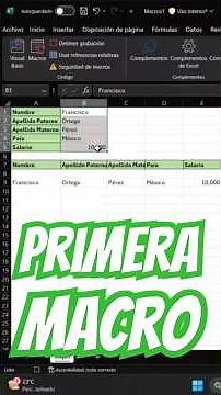 Cómo Grabar tu Primera Macro en Excel | Automatiza Fácil 🚀📊