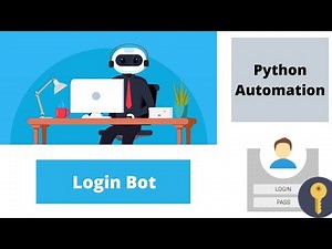 Create Bot in 6 lines to login to any website | Python Automation