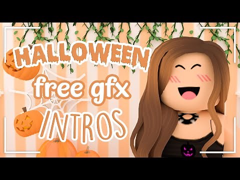 FREE roblox halloween GFX intros || LittleSuu ♡