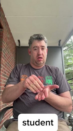 ASL sign for student / Learn ASL
