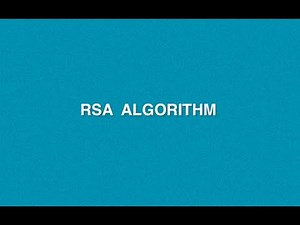 RSA Algorithm Example |Cryptography Security