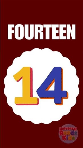 Learn Number 14 🤩 | Quick Counting for Kids