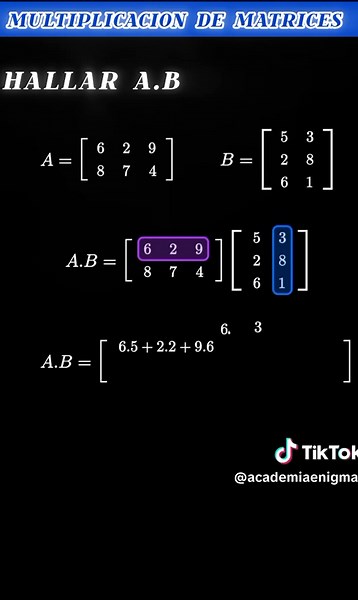 Multiplicación de Matrices en Álgebra