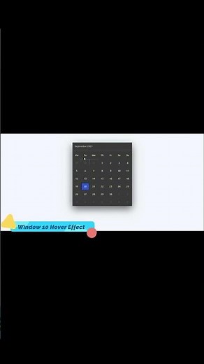 Build an Awesome Calendar Using HTML CSS and JavaScript | Mini Project Windows 10 style Tutorial