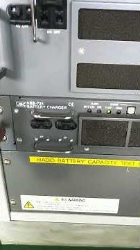 GMDSS BATTERY ONLOAD/ OFF LOAD TEST