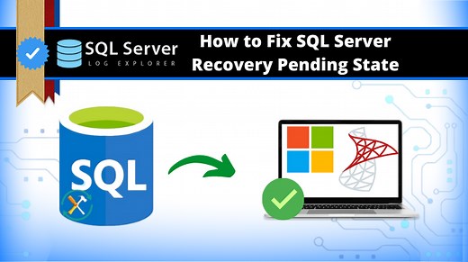 SQL Server Recovery Pending State - Fix & Repair MDF File