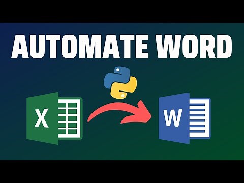 How to Automate Word Documents Using Python