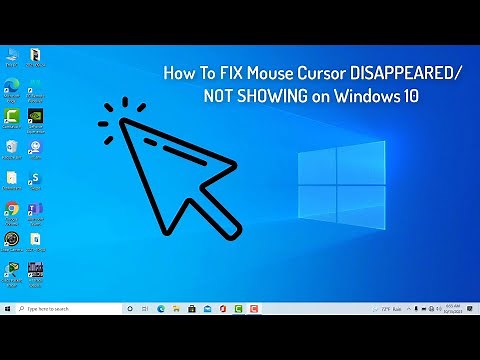 How To FIX Mouse Cursor Disappeared on Windows 10 PC & Laptop (Keyboard Only Tutorial)