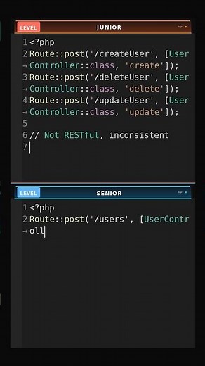 REST-vs-RPC-getUserById-vs-users-id #phpprogramming